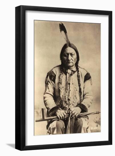 Sitting Bull (Tatanka Iyotake) 1831-90 Teton Sioux Indian Chief-null-Framed Premium Giclee Print