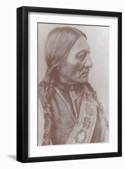 Sitting Bull-null-Framed Art Print