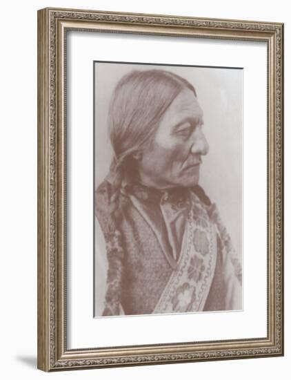 Sitting Bull-null-Framed Art Print