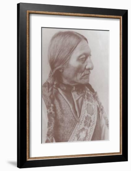 Sitting Bull-null-Framed Art Print