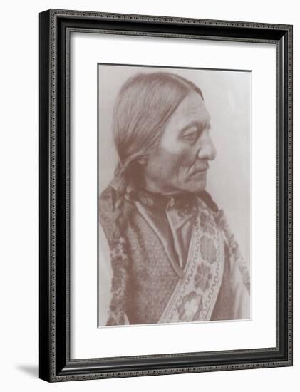 Sitting Bull-null-Framed Art Print