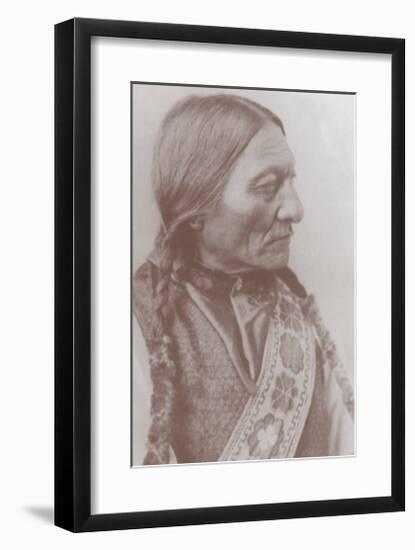 Sitting Bull-null-Framed Art Print