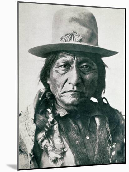 Sitting Bull-null-Mounted Photographic Print