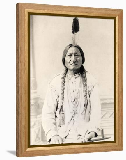 Sitting Bull-null-Framed Premier Image Canvas