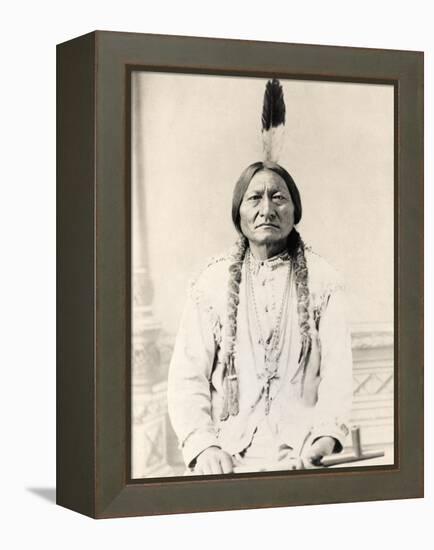 Sitting Bull-null-Framed Premier Image Canvas