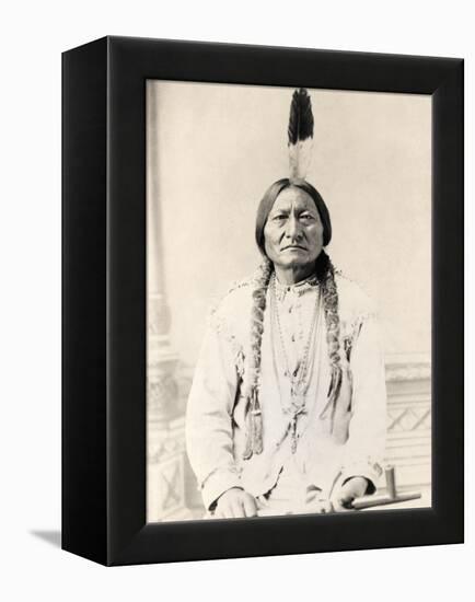 Sitting Bull-null-Framed Premier Image Canvas