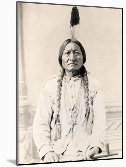 Sitting Bull-null-Mounted Photographic Print