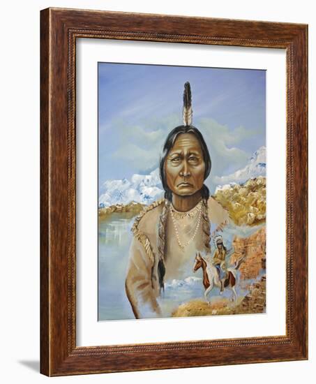 Sitting Bull-Sue Clyne-Framed Giclee Print