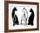 Sitting Cats-Cattallina-Framed Art Print