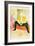 Sitting Clown-Henri de Toulouse-Lautrec-Framed Art Print