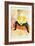 Sitting Clown-Henri de Toulouse-Lautrec-Framed Art Print