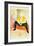 Sitting Clown-Henri de Toulouse-Lautrec-Framed Art Print