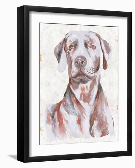 Sitting Dog I-Melissa Wang-Framed Art Print