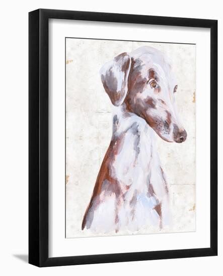 Sitting Dog II-Melissa Wang-Framed Art Print