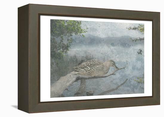 Sitting Duck-Sheldon Lewis-Framed Stretched Canvas