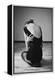 Sitting Girl-Michalina Wozniak-Framed Premier Image Canvas