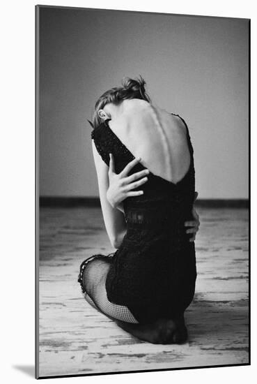 Sitting Girl-Michalina Wozniak-Mounted Photographic Print