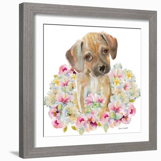 Sitting in Petals II-Lanie Loreth-Framed Art Print