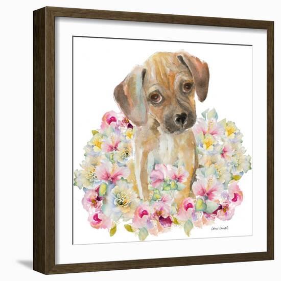 Sitting in Petals II-Lanie Loreth-Framed Art Print