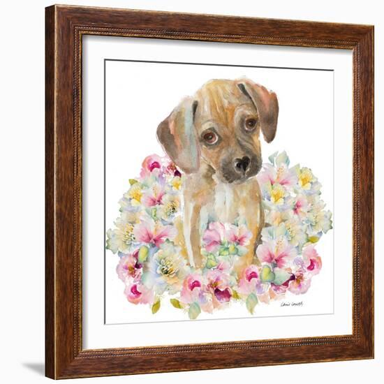 Sitting in Petals II-Lanie Loreth-Framed Art Print