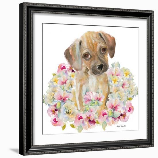 Sitting in Petals II-Lanie Loreth-Framed Art Print