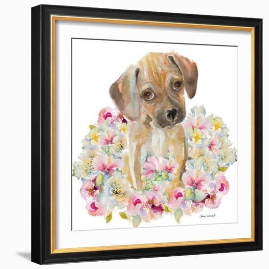 Sitting in Petals II-Lanie Loreth-Framed Art Print