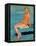 "Sitting on the Diving Board,"August 19, 1933-Penrhyn Stanlaws-Framed Premier Image Canvas