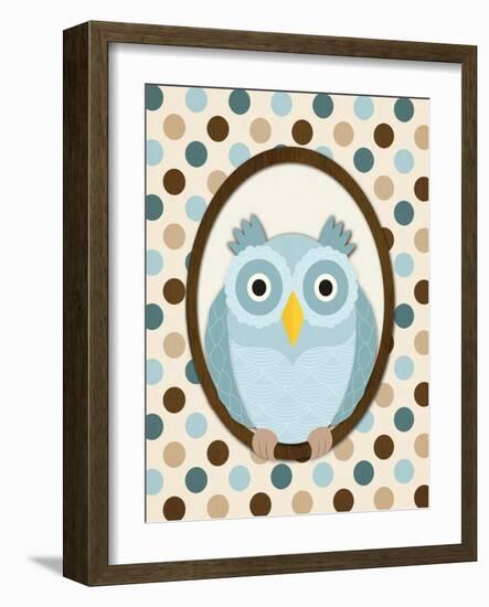 Sitting Owl I-N. Harbick-Framed Art Print