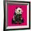 Sitting Panda (Variant 2)-Sharon Turner-Framed Art Print