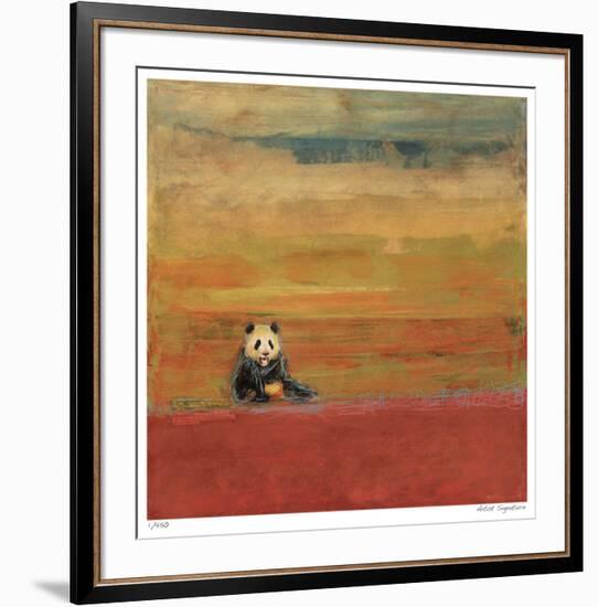 Sitting Panda-Mj Lew-Framed Giclee Print