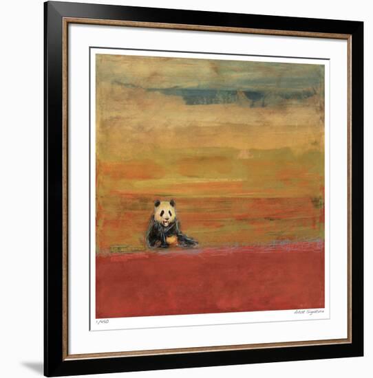 Sitting Panda-Mj Lew-Framed Giclee Print