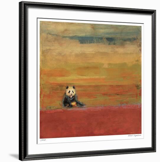 Sitting Panda-Mj Lew-Framed Giclee Print