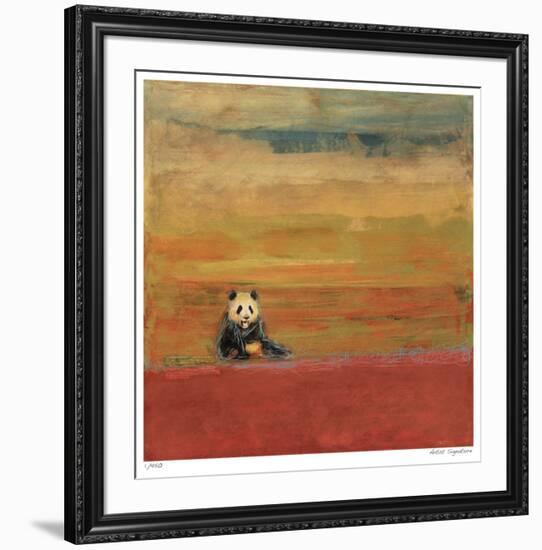 Sitting Panda-Mj Lew-Framed Giclee Print