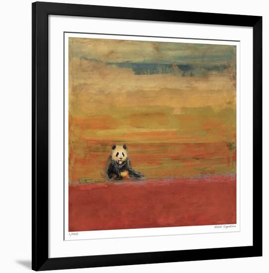 Sitting Panda-Mj Lew-Framed Giclee Print