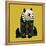 Sitting Panda-Sharon Turner-Framed Stretched Canvas