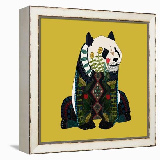 Sitting Panda-Sharon Turner-Framed Stretched Canvas
