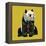 Sitting Panda-Sharon Turner-Framed Stretched Canvas