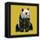 Sitting Panda-Sharon Turner-Framed Stretched Canvas