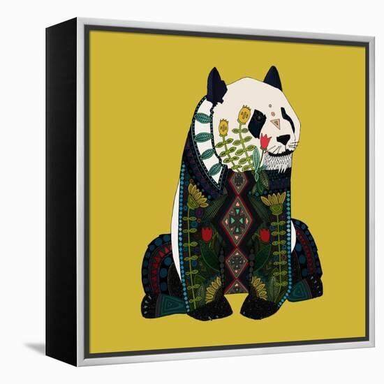 Sitting Panda-Sharon Turner-Framed Stretched Canvas