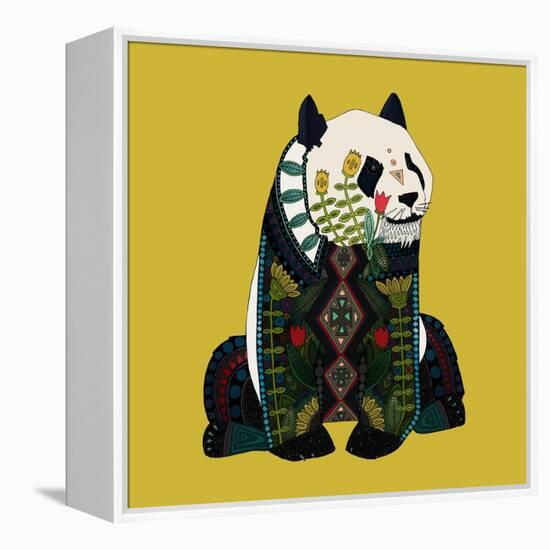 Sitting Panda-Sharon Turner-Framed Stretched Canvas