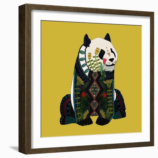 Sitting Panda-Sharon Turner-Framed Art Print