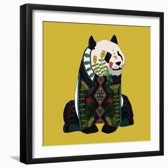 Sitting Panda-Sharon Turner-Framed Art Print