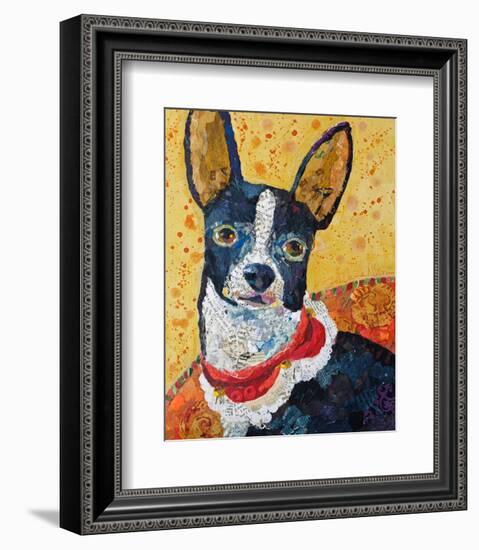 Sitting Pretty Chi-Hua-Hua-null-Framed Art Print