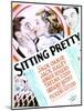 Sitting Pretty - Movie Poster Reproduction-null-Mounted Photo