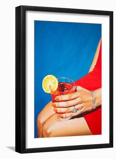 Sitting Pretty-Julia-Framed Giclee Print