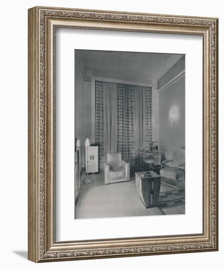 'Sitting room', 1933-Unknown-Framed Photographic Print