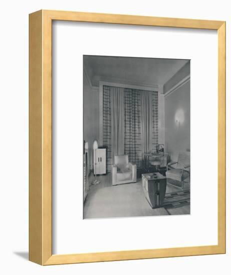 'Sitting room', 1933-Unknown-Framed Photographic Print