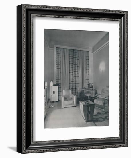 'Sitting room', 1933-Unknown-Framed Photographic Print