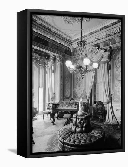 Sitting Room in Morse-Libby Mansion-GE Kidder Smith-Framed Premier Image Canvas