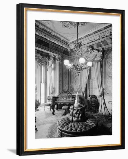 Sitting Room in Morse-Libby Mansion-GE Kidder Smith-Framed Photographic Print